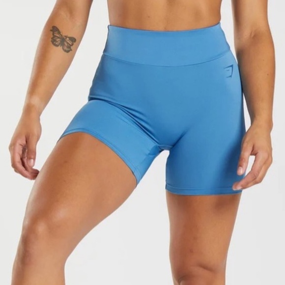 Gym shark Power Original Tight Blue Shorts Women’s - Picture 1 of 4